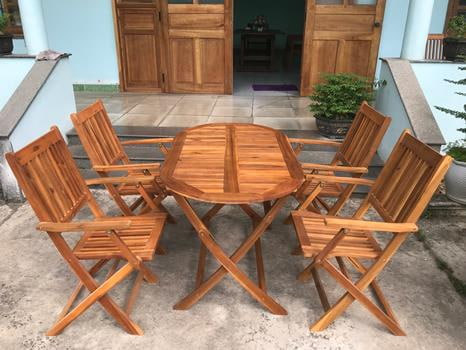 تصویر 2 از صندلی چوبی تاشو مسافرتی با استحکام بالا و طراحی جمع و جور